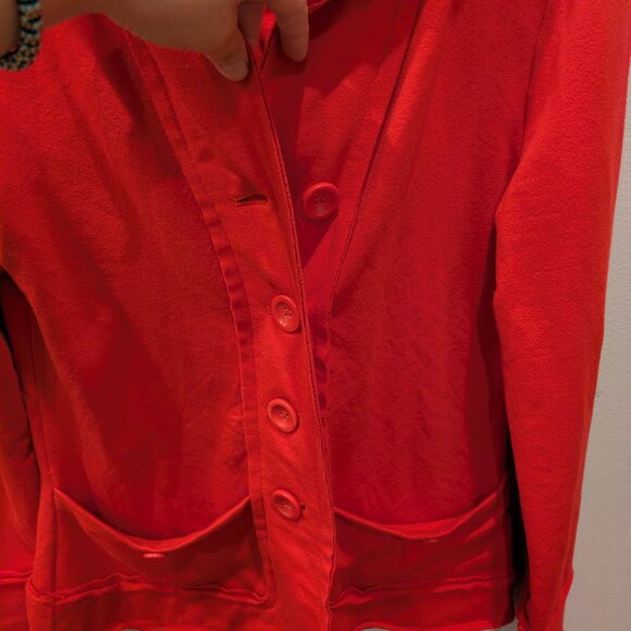 Graphic tee/patched Annabella Hooded button up - Picture 3 of 9